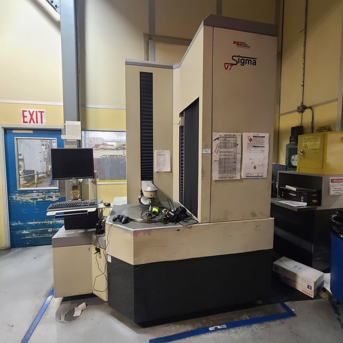 Gleason M & M #Sigma-V7, CNC large capacity gear tester with all associated probes, tooling - Image 1