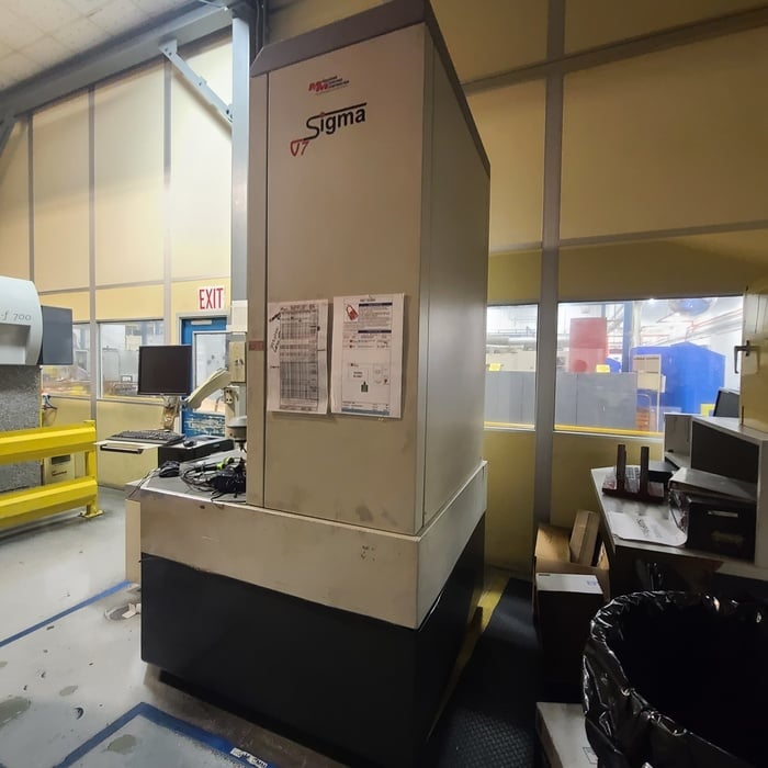 Gleason M & M #Sigma-V7, CNC large capacity gear tester with all associated probes, tooling - Image 8