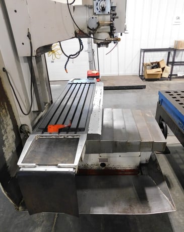 Milltronics #MB-20A, 16" x 54" table, 40" X, 20" Y, 24" Z, 60-4000 RPM, #40, 7.5 HP, Centurian VI, power draw - Image 5