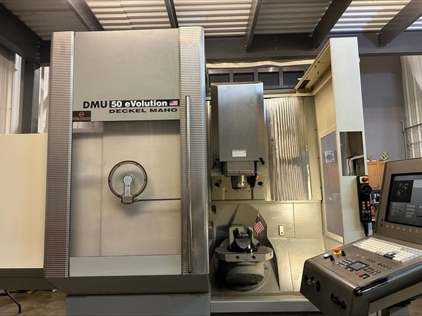DMG, Mori Deckel Maho #DMU-50-eVolution, 5-Axis, 20" X, 16.5" Y, 15" Z, MillPlus, 18000 RPM, Cat 40, 47 HP - Image 1