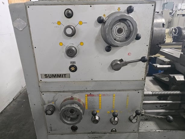 26"/29" x 75" Summit #26-4x60, gap bed engine lathe, 4-jaw chuck, 4.125" bore, inch/metric, 230 V., 3-phase - Image 3