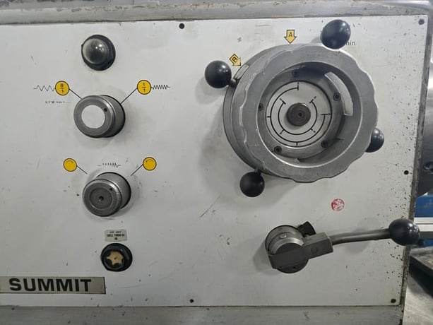 26"/29" x 75" Summit #26-4x60, gap bed engine lathe, 4-jaw chuck, 4.125" bore, inch/metric, 230 V., 3-phase - Image 4