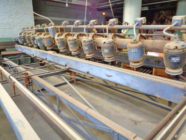 Minnesota #24-8, carving machine, 24-spindles, 8" btwn centers, 72" length capacity, manual table elevation - Image 5