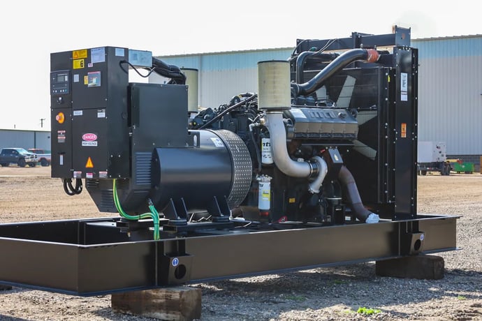 515 KW Generator #IDU1600G20S, open, 277/480 Volts, 5 hours, #088898 - Image 2