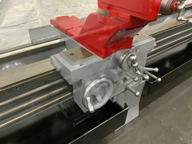 36" x 144" LeBlond #Regal, raised bed engine lathe, 28" swing over cross slide, 4-jaw 18" chuck, 20 HP - Image 7