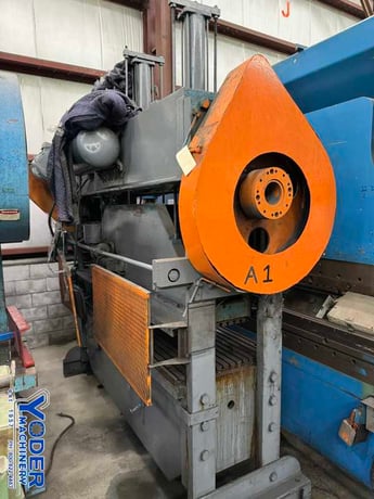 100 Ton, Rousselle #SS30-10, straight side double crank press, 3-1/2" stroke, 17-1/4" Shut Height, air clutch - Image 1