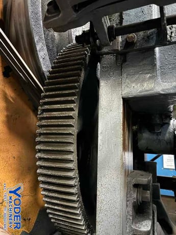 100 Ton, Rousselle #SS30-10, straight side double crank press, 3-1/2" stroke, 17-1/4" Shut Height, air clutch - Image 10