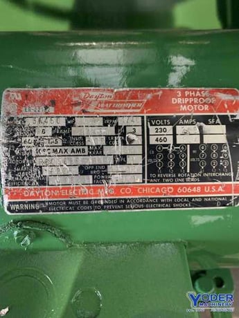 4000 lb. Durant #4816CO, motorized coil cradle, 16" coil width, 48" outside dimension, serial #5380 - Image 6