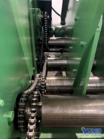 4000 lb. Durant #4816CO, motorized coil cradle, 16" coil width, 48" outside dimension, serial #5380 - Image 9