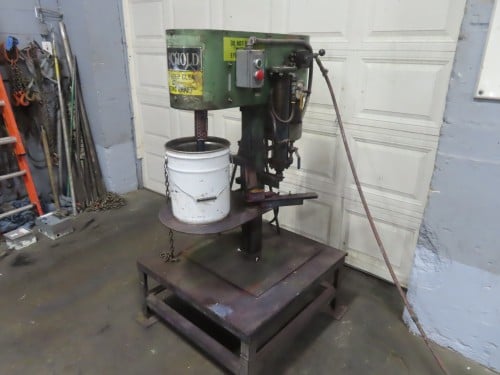 Schold, laboratory bow tie mixer, pneumatic raise, 3 HP, vari-speed, 150-1325 RPM - Image 2