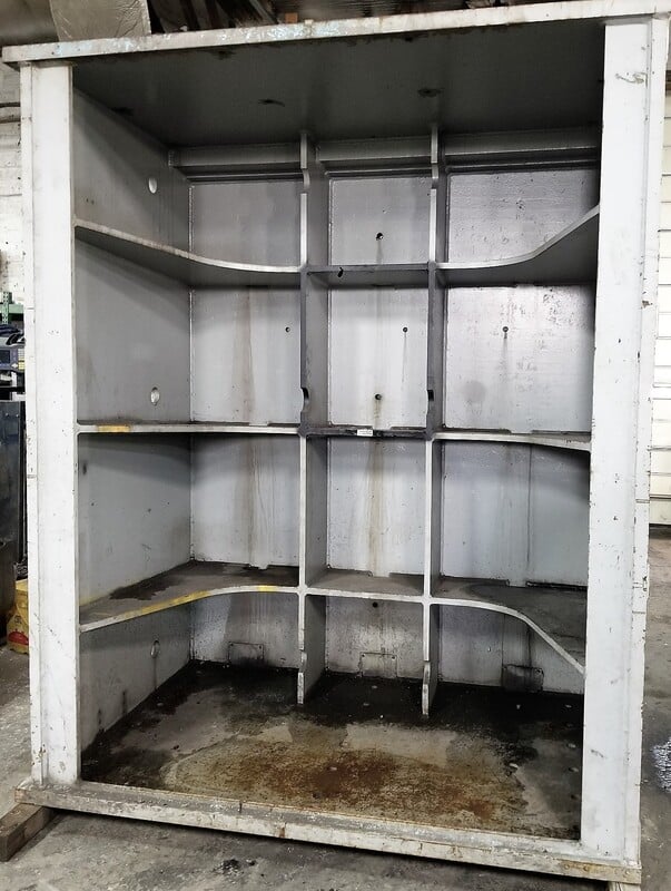 84" x 98" H x 55" D Heavy box style angle plates, pair - Image 4