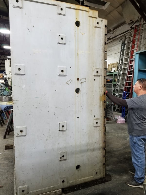 84" x 98" H x 55" D Heavy box style angle plates, pair - Image 5