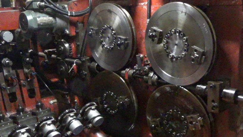 Asahi Sunac #AF1815-6, 6-die parts forming machine, .86" cutoff diameter, 120 SPM, 1994 - Image 6