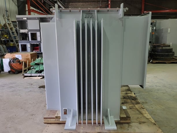 1000 KVA 13800 Primary, 480 Secondary, Southwest Electric 71012C7-31000, step-down transformer, oil, 2014 - Image 3
