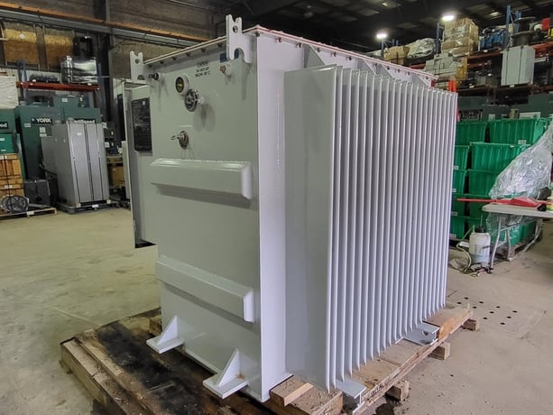 1000 KVA 13800 Primary, 480 Secondary, Southwest Electric 71012C7-31000, step-down transformer, oil, 2014 - Image 5