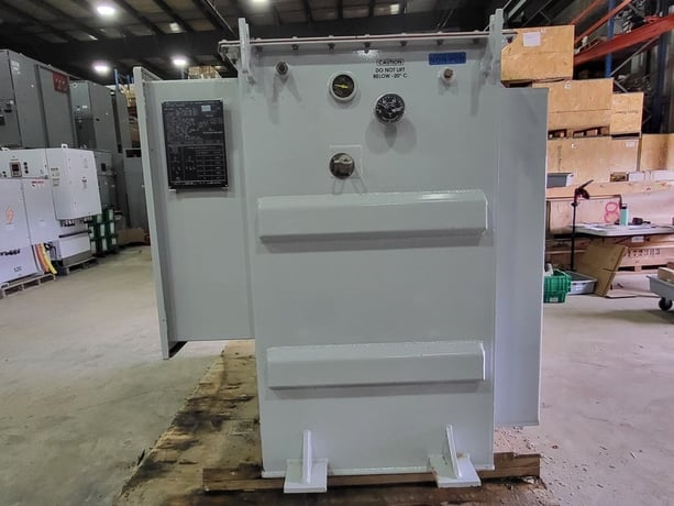 1000 KVA 13800 Primary, 480 Secondary, Southwest Electric 71012C7-31000, step-down transformer, oil, 2014 - Image 7