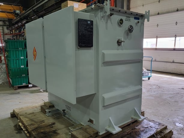1000 KVA 13800 Primary, 480 Secondary, Southwest Electric 71012C7-31000, step-down transformer, oil, 2014 - Image 8