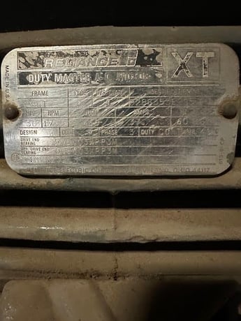 30 HP 1765 RPM Reliance, Fr. 236T, 460 Volts, Squirrel Cage, EOK - Image 1