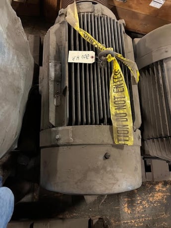 200 HP 1780 RPM Siemens, Frame 447T, squirrel cage, electrically OK, 460 Volts - Image 2