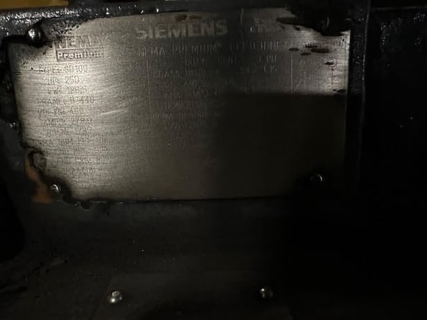 250 HP 1780 RPM Siemens, Fr. B440, 460 Volts, Squirrel Cage, EOK - Image 1