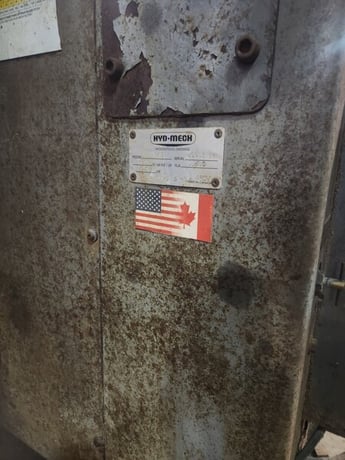 20" Hyd-Mech #V-18, tilting vertical band saw, 20" x 1-1/4" blade, 7-1/2 HP, 2001 - Image 1