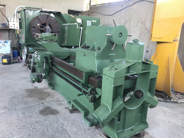 16-1/8" x 112" Lehmann #5035, hollow spindle Oil country manual lathe, rebuilt in 2024 - Image 6