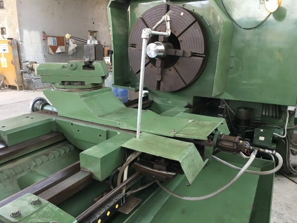 16-1/8" x 112" Lehmann #5035, hollow spindle Oil country manual lathe, rebuilt in 2024 - Image 8