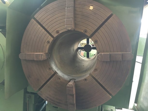 16-1/8" x 112" Lehmann #5035, hollow spindle Oil country manual lathe, rebuilt in 2024 - Image 9
