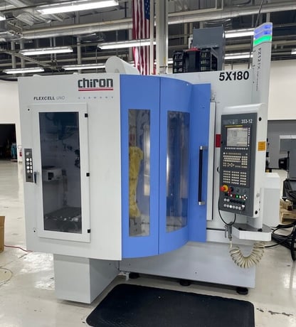 Chiron #FZ-12FX, 5-Axis CNC High Speed Plus vertical machining center, Fanuc 31i-B5, 21.6" X, 15.7" Y, 16.5" - Image 1