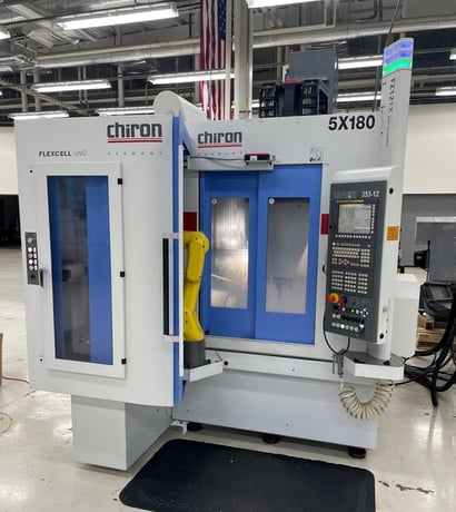 Chiron #FZ-12FX, 5-Axis CNC High Speed Plus vertical machining center, Fanuc 31i-B5, 21.6" X, 15.7" Y, 16.5" - Image 2