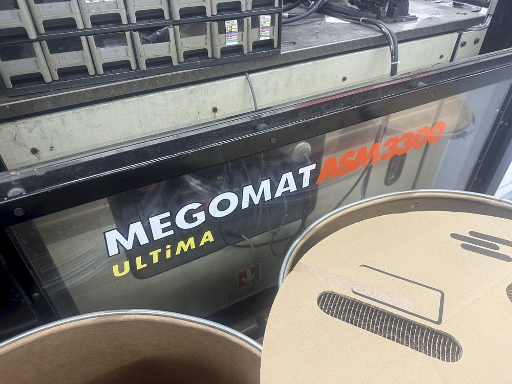 Megomat #ASM-3300-U, wire cutting & processing machine, APE 300 crimping station, 1997 - Image 3