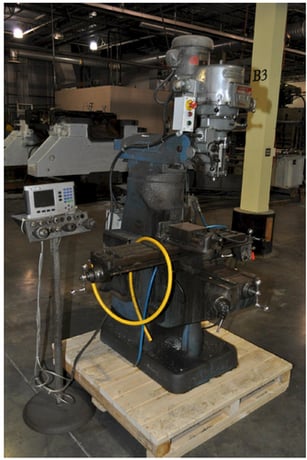 Bridgeport #Series-I, 9" x42" table, 30" X, 12" Y, 16" Z, 2 HP, R-8, 9-4200 RPM, Accurite digital read out - Image 1