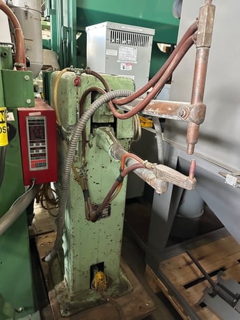 10 KVA Acme #0-24-10, Rocker Arm Type Spot Welder,foot pedal,timer,water cooled tips, 0-24-10 - Image 1
