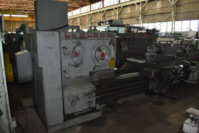 40" x 60" LeBlond #4025NK, heavy duty engine lathe, 25" swing over cross slide, #6MT, 4-Jaw 28" chuck - Image 1