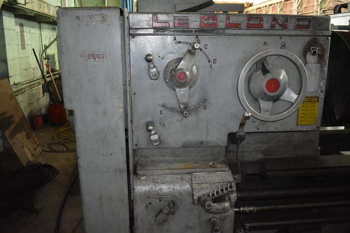 40" x 60" LeBlond #4025NK, heavy duty engine lathe, 25" swing over cross slide, #6MT, 4-Jaw 28" chuck - Image 2