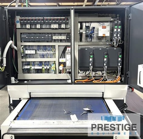 Lissmac / Steelmaster #SMW-533-RBB, wet type, 3-heads, 37" belt, PLC touch screen, 2022, #43369 - Image 10