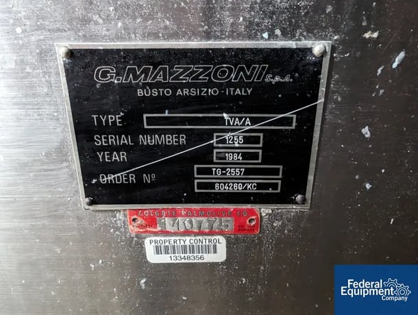 Mazzoni #TVA/A, biller log cutter, approx 4.5" centers, set up for 9" logs, 1984 - Image 2
