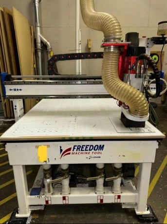 Freedom Patriot (DMS) #F-37-4-8-7CLV-XX, 4' x 8' CNC router, Fagor Control, Becker vacuum pump, 2018 - Image 9