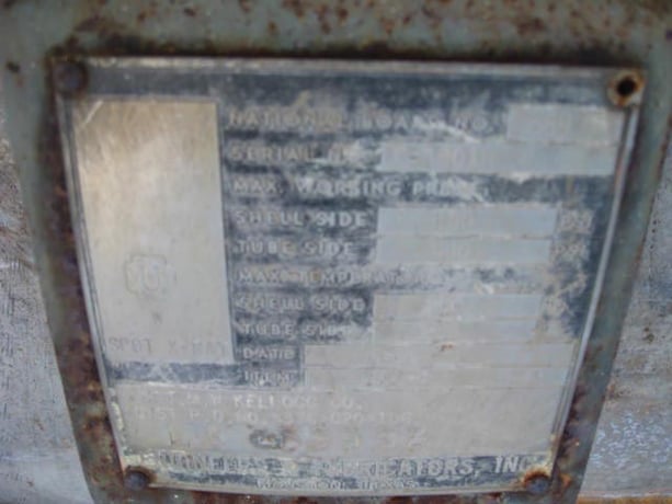 5728 sq.ft., 130 psi shell, 440 psi tube, EFCO, heat exchanger, 260°F shell, 285°F tube - Image 1