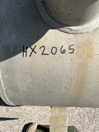 437 sq.ft., 180 psi shell, 150 psi tube, Fabsco Shell and Tube, heat exchanger, 290°F shell, 200°F tube - Image 2
