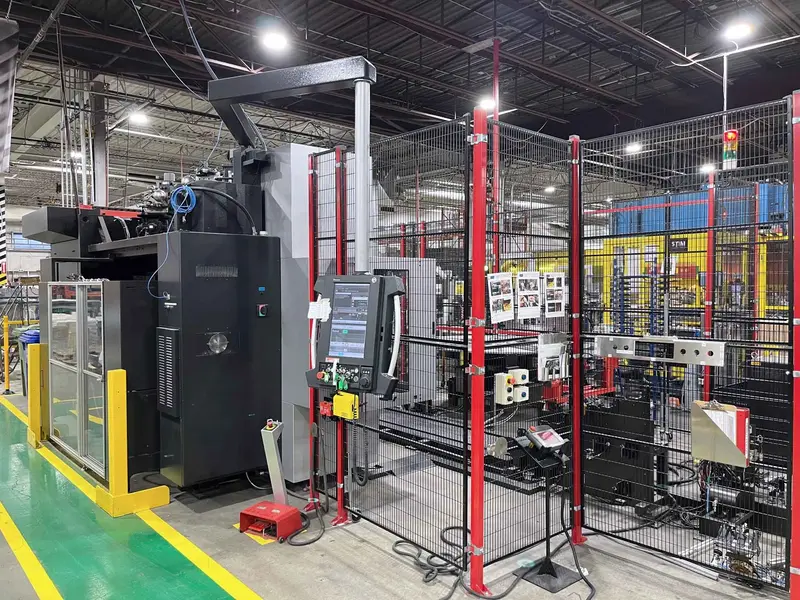 100 Ton, Amada #HG1003ARS, press brake, 10' overall, 106.3" between housing, 9.8" stroke, 17.7" throat, 23.5" - Image 2