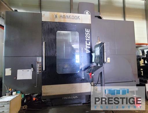 Hankook #VTC-125E, 49" table, 63" swing, 55" UR, 8.6" x 8.6"ram, C-Axis, milling, 24 ATC, Fanuc 32iA CNC - Image 1