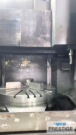 Hankook #VTC-125E, 49" table, 63" swing, 55" UR, 8.6" x 8.6"ram, C-Axis, milling, 24 ATC, Fanuc 32iA CNC - Image 3