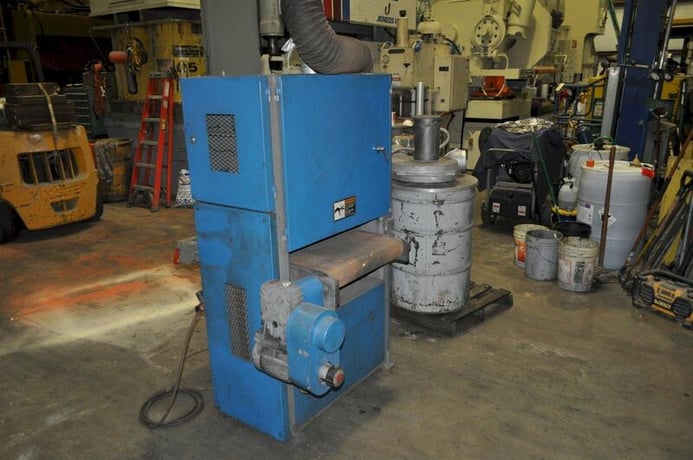 25" x 60" Ramco #DW-25R, metalworking belt sander - Image 3