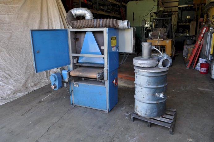 25" x 60" Ramco #DW-25R, metalworking belt sander - Image 6