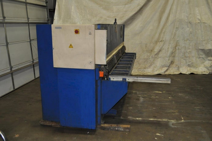 1/4" x 10' Atlantic #HOE-10-1/4, hydraulic shear, 30" front operated power back gauge, 39" squaring arm - Image 4