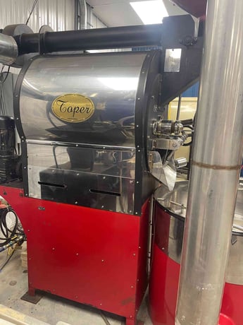 Toper #TKMS30, 30 kilo coffee roaster, digital controls, custom Chaff collector, 2004 - Image 3