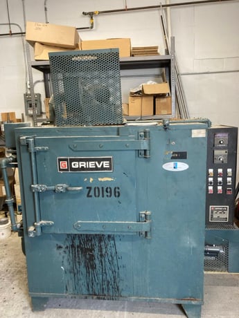 Grieve #HA-500, annealing oven, Natural gas, 350&deg;F, 1/2 HP motor, 230 V., 8 amps - Image 1