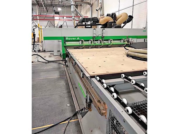 Biesse #Rover-A-2231, CNC Router, 122" X, 86.6" Y, 12.7" Z, 4.7" Thickness, 262 FPM, 600 V., 2011 - Image 2