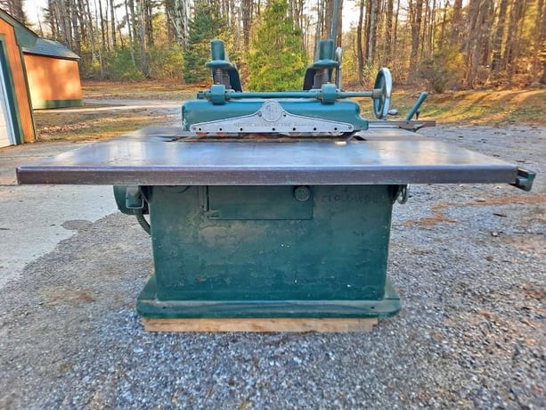 Diehl #55, Single Blade Rip Saw, 15 HP, 3450 RPM, 2" Arbor, 43" L x 41-1/2" Width, 440 V. - Image 3